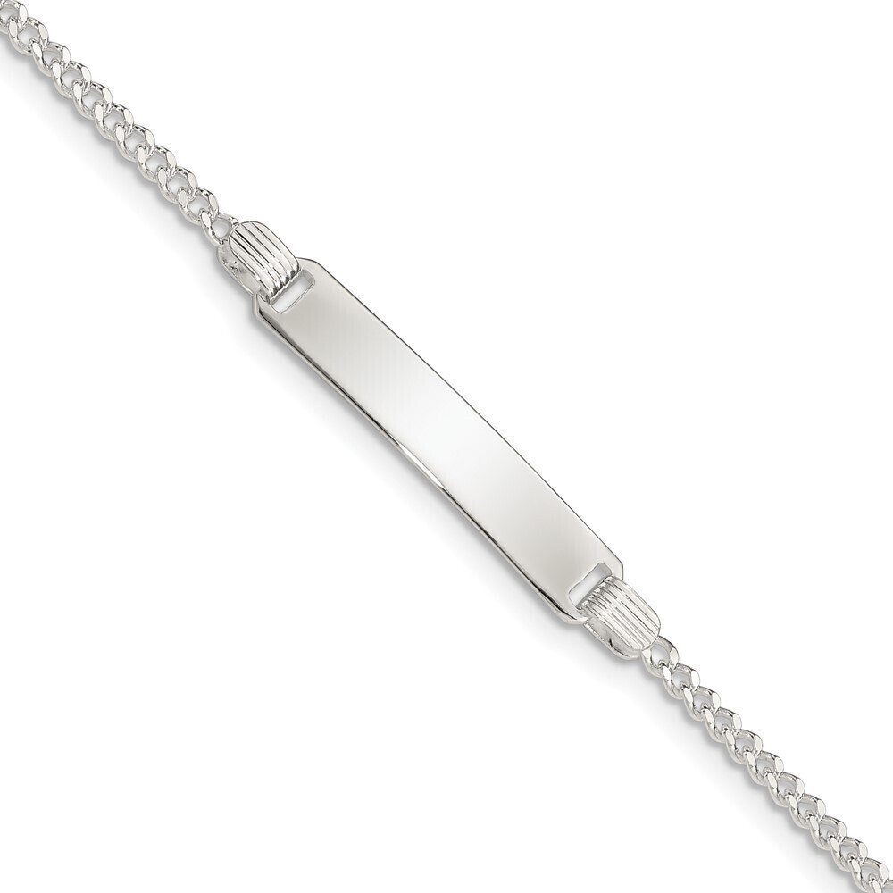Kazi Luxury Sterling Silver Children's ID Bracelet